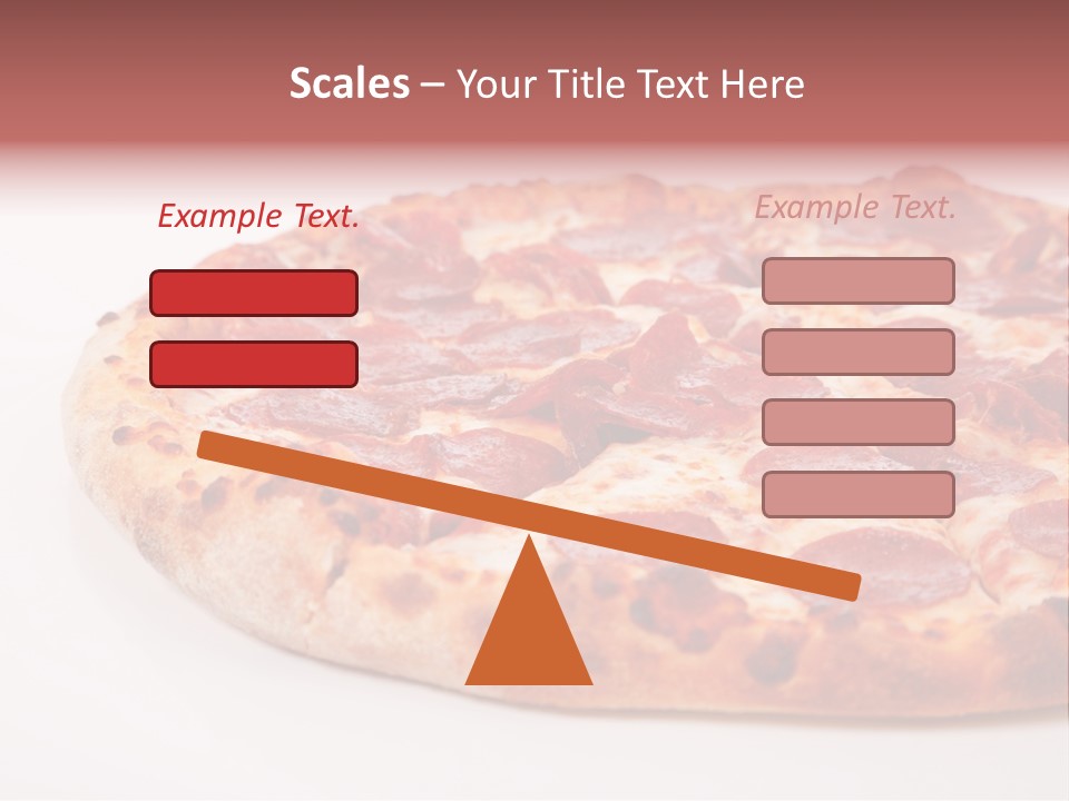 Isolated Dinner Background PowerPoint Template