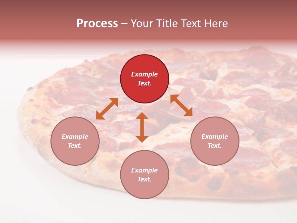 Isolated Dinner Background PowerPoint Template