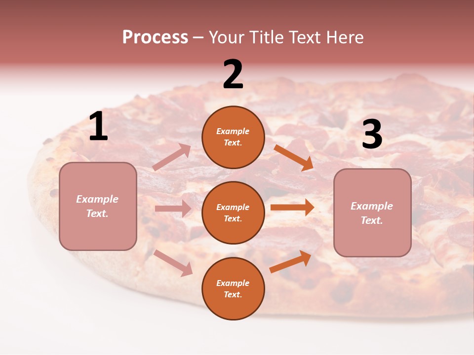 Isolated Dinner Background PowerPoint Template