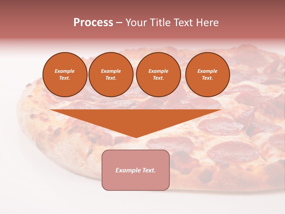 Isolated Dinner Background PowerPoint Template