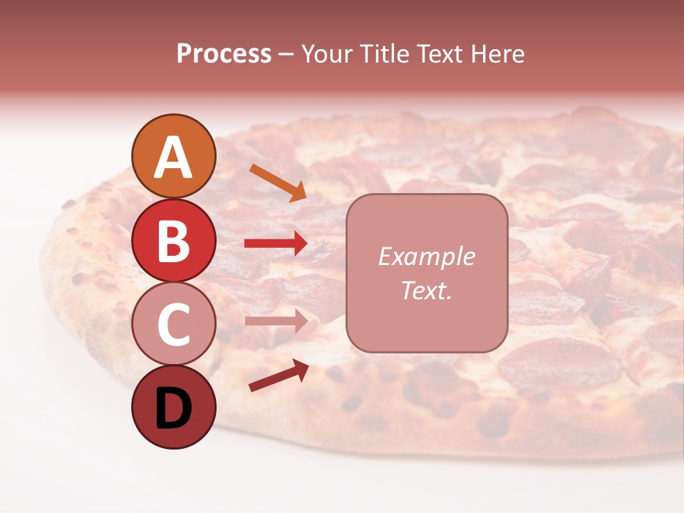 Isolated Dinner Background PowerPoint Template