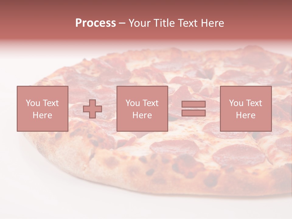 Isolated Dinner Background PowerPoint Template