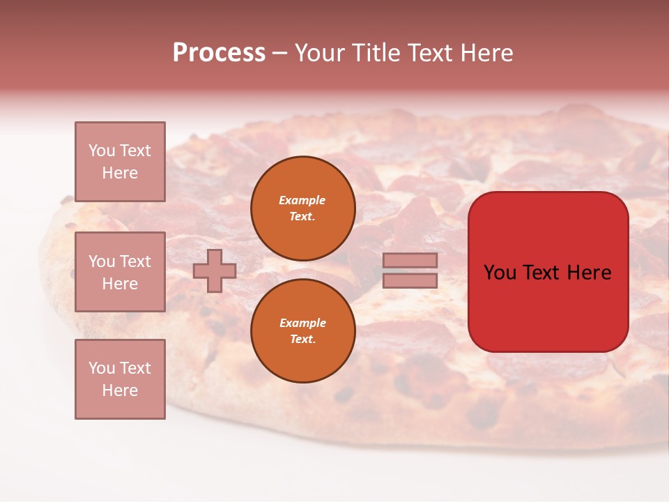 Isolated Dinner Background PowerPoint Template