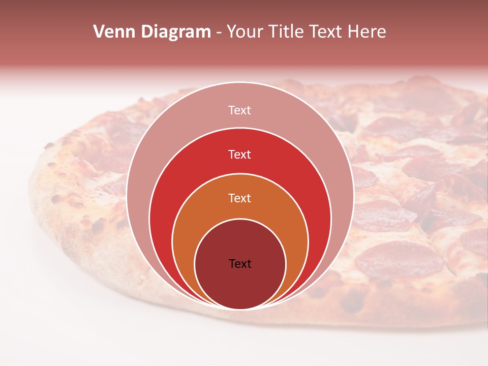Isolated Dinner Background PowerPoint Template