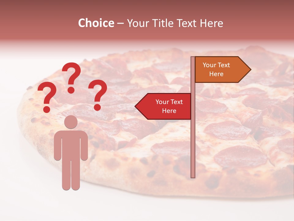 Isolated Dinner Background PowerPoint Template