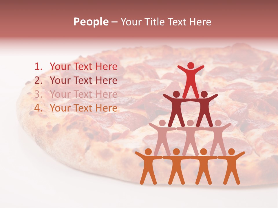 Isolated Dinner Background PowerPoint Template