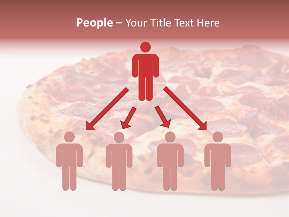 Isolated Dinner Background PowerPoint Template