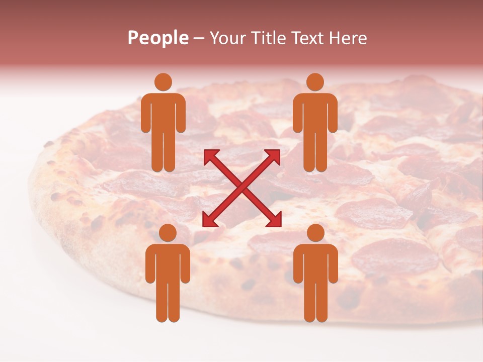 Isolated Dinner Background PowerPoint Template