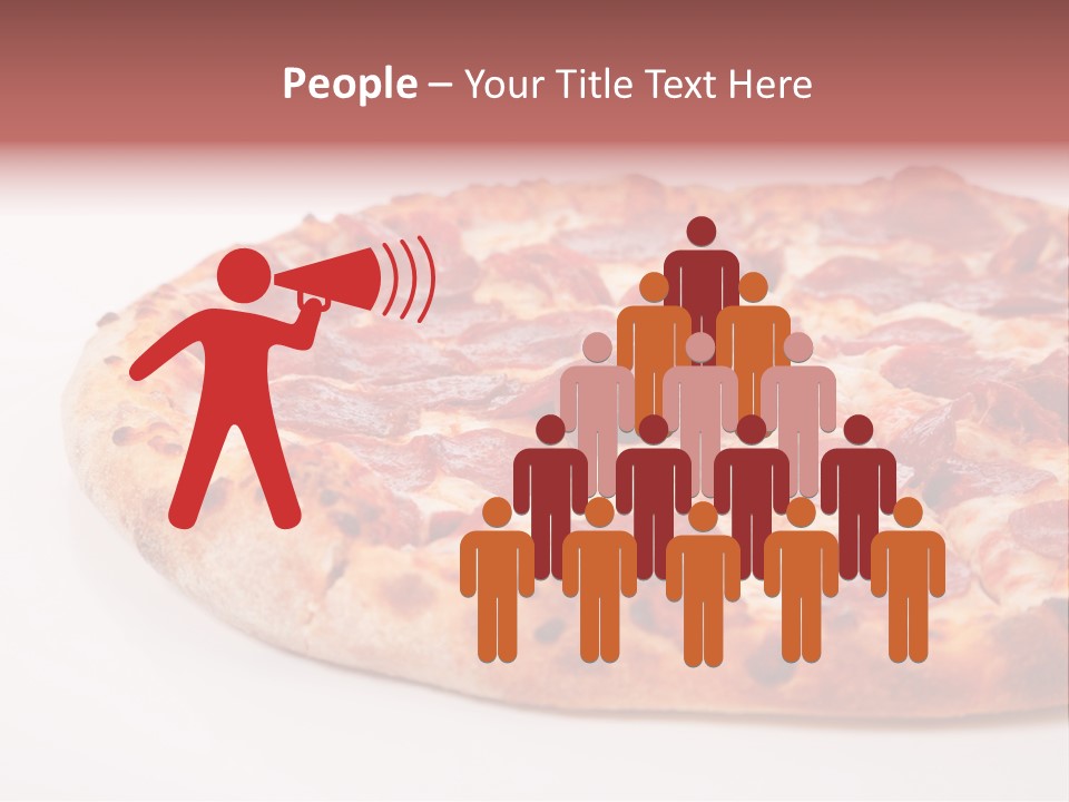 Isolated Dinner Background PowerPoint Template