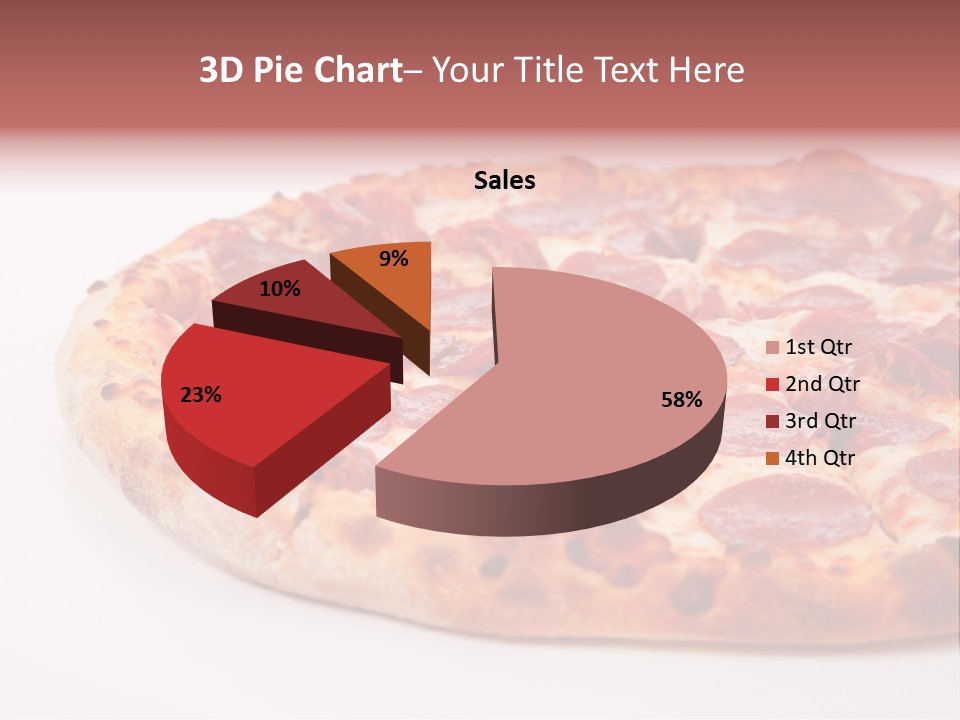 Isolated Dinner Background PowerPoint Template