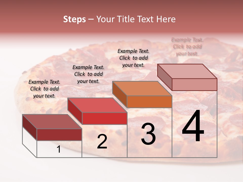 Isolated Dinner Background PowerPoint Template