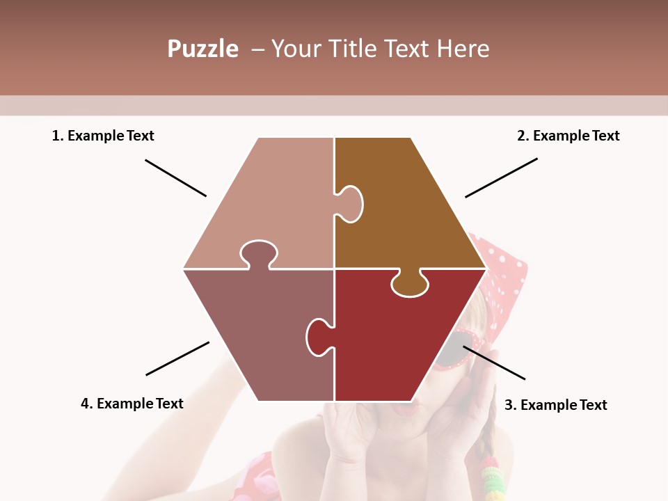 A Little Girl Laying On The Ground Wearing Sunglasses And A Red Hat PowerPoint Template