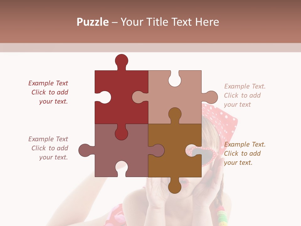 A Little Girl Laying On The Ground Wearing Sunglasses And A Red Hat PowerPoint Template