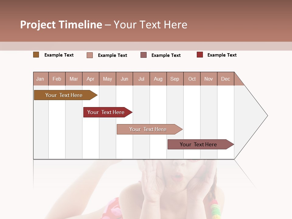 A Little Girl Laying On The Ground Wearing Sunglasses And A Red Hat PowerPoint Template