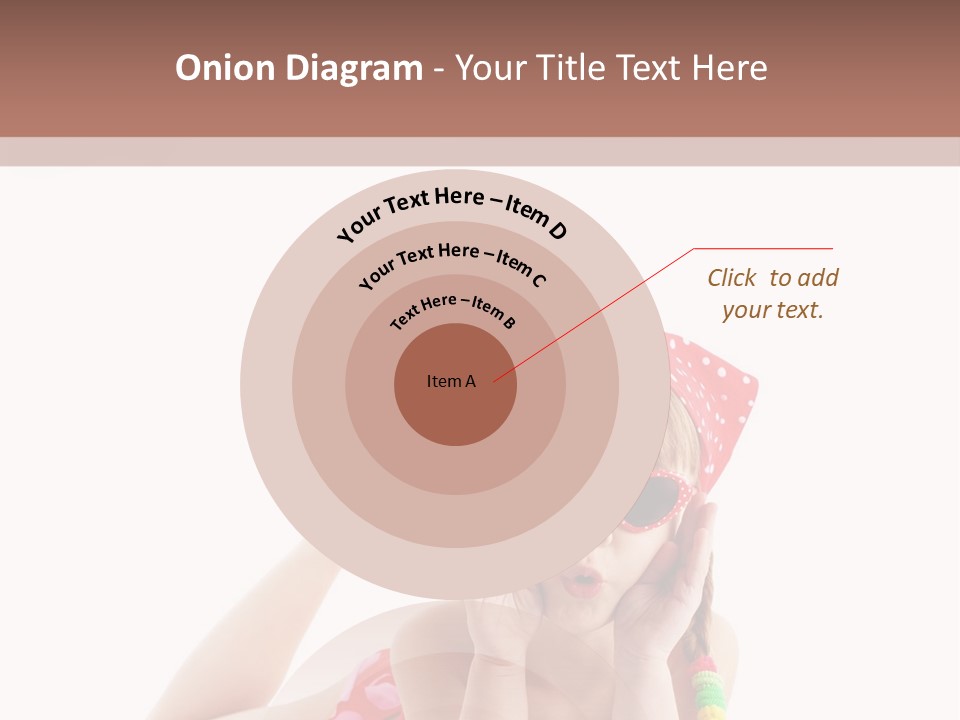 A Little Girl Laying On The Ground Wearing Sunglasses And A Red Hat PowerPoint Template