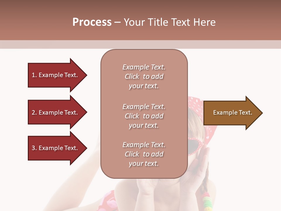 A Little Girl Laying On The Ground Wearing Sunglasses And A Red Hat PowerPoint Template