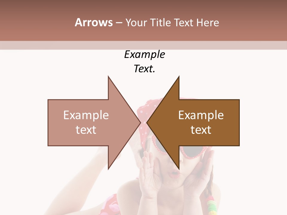 A Little Girl Laying On The Ground Wearing Sunglasses And A Red Hat PowerPoint Template