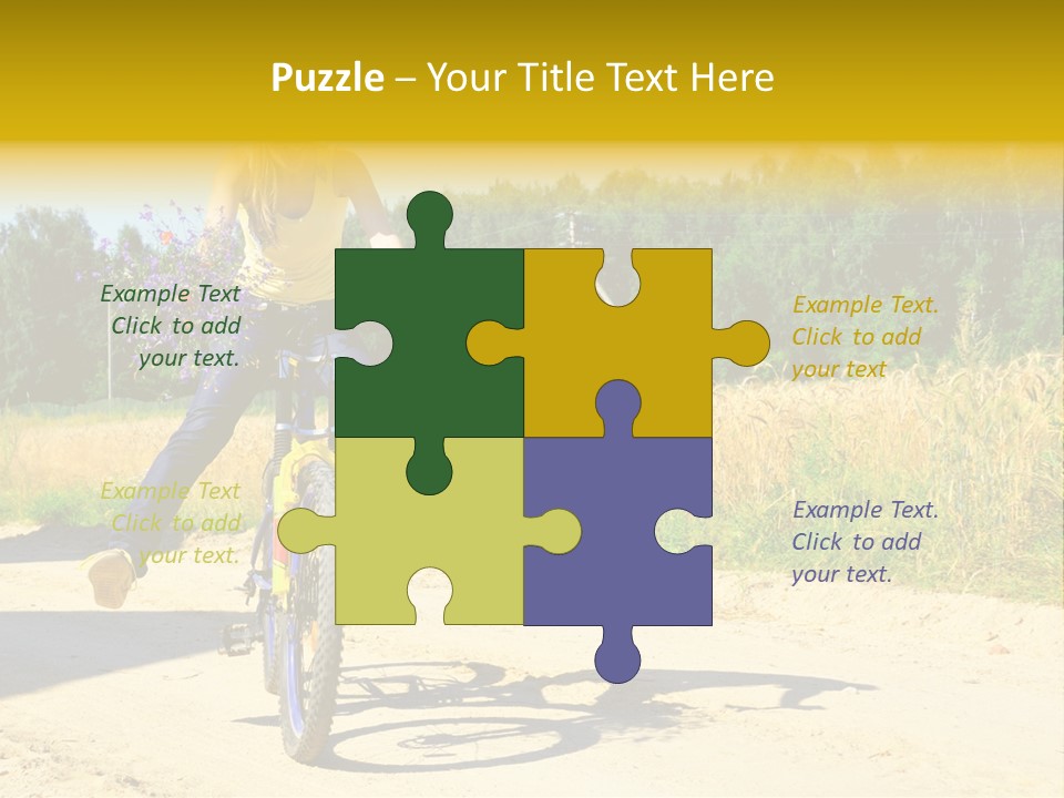 Model Sun Smiling PowerPoint Template