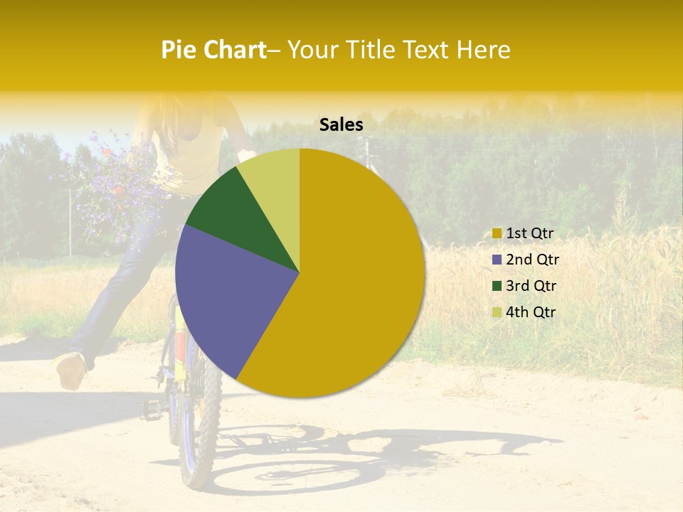 Model Sun Smiling PowerPoint Template