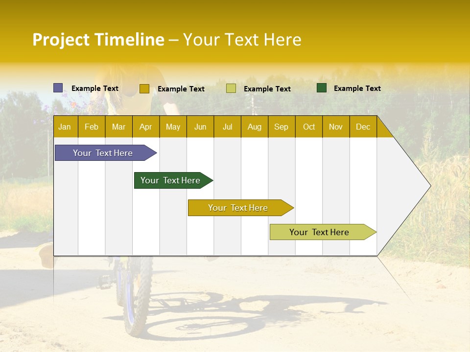 Model Sun Smiling PowerPoint Template