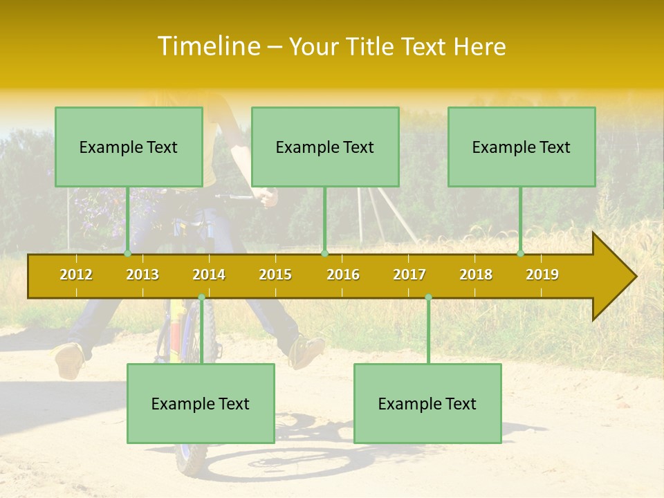 Model Sun Smiling PowerPoint Template