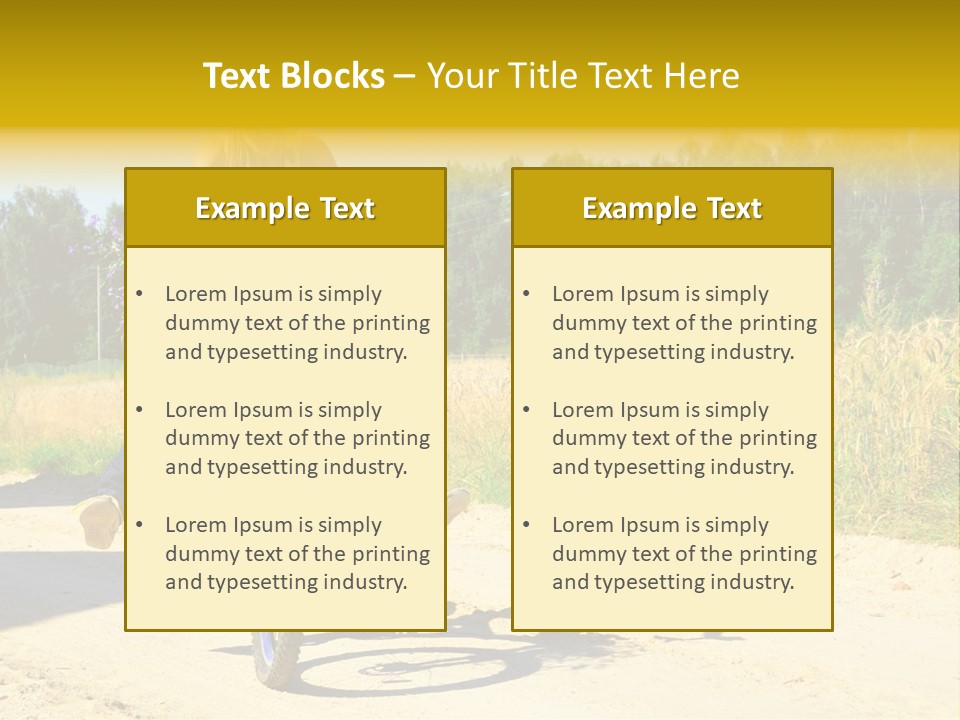 Model Sun Smiling PowerPoint Template