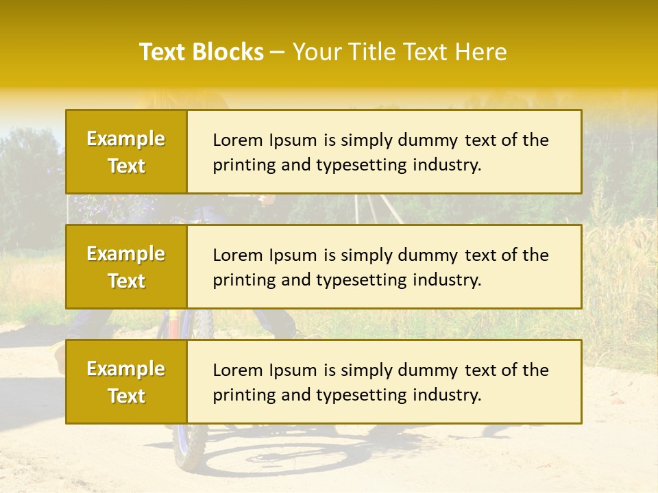 Model Sun Smiling PowerPoint Template