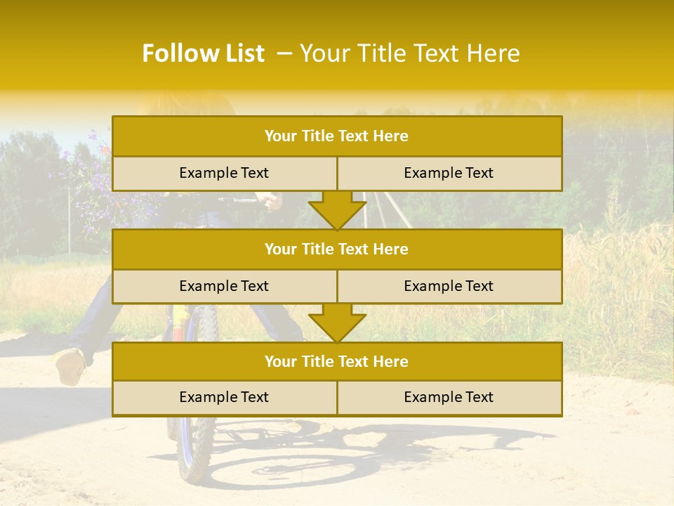 Model Sun Smiling PowerPoint Template