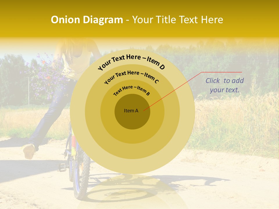 Model Sun Smiling PowerPoint Template