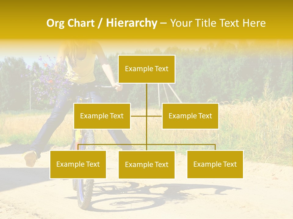 Model Sun Smiling PowerPoint Template
