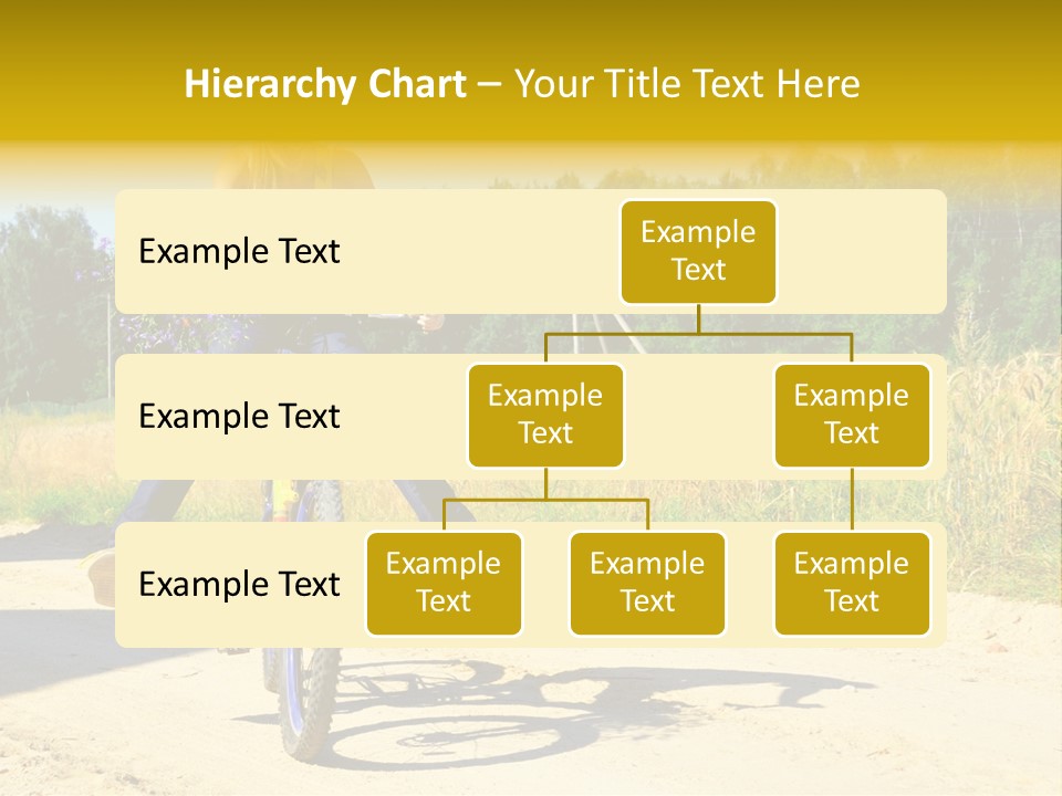Model Sun Smiling PowerPoint Template