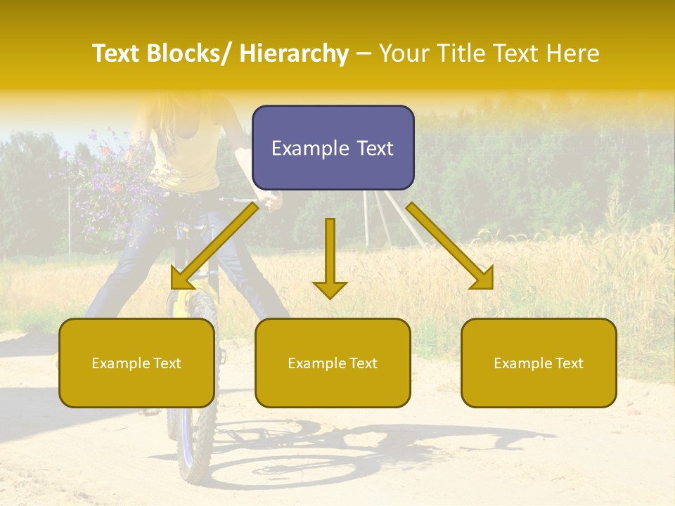 Model Sun Smiling PowerPoint Template
