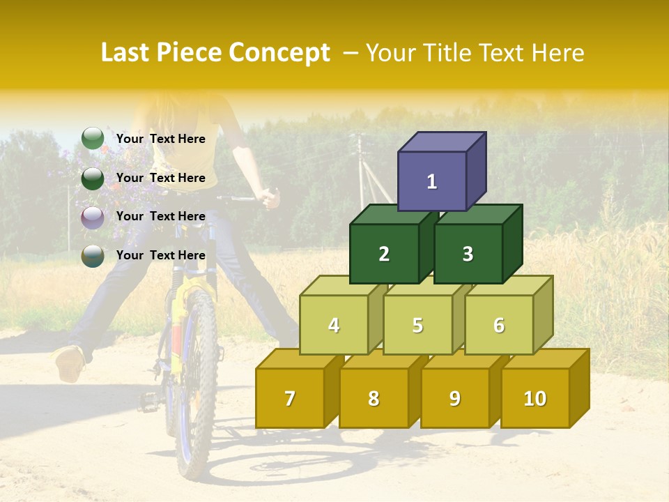 Model Sun Smiling PowerPoint Template