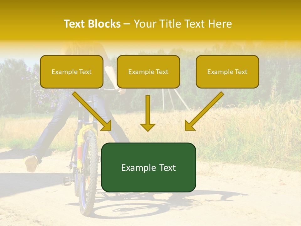 Model Sun Smiling PowerPoint Template