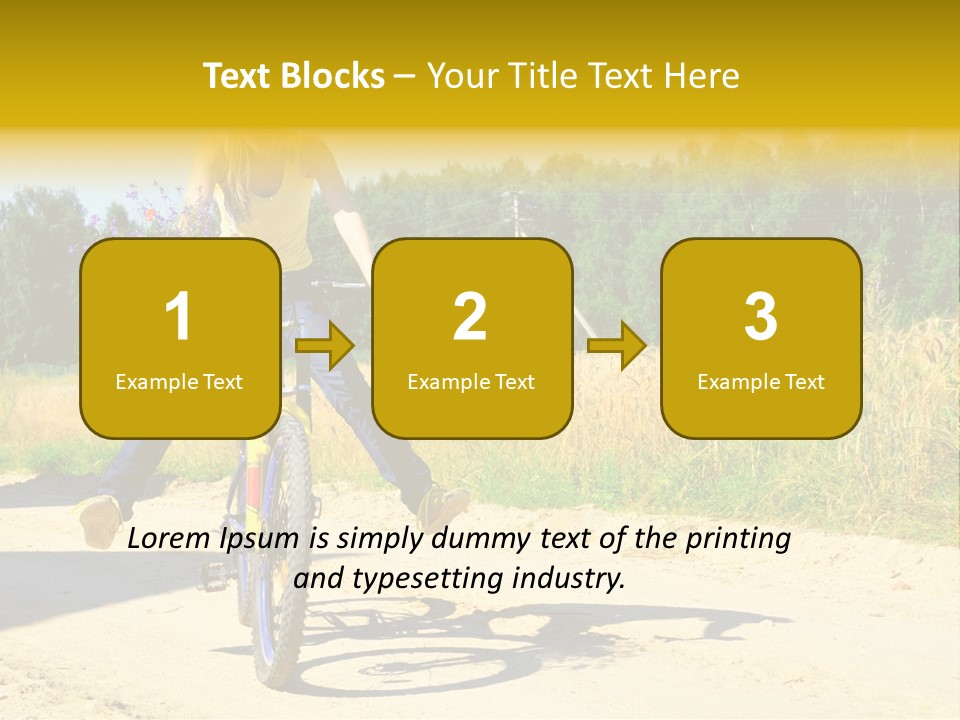 Model Sun Smiling PowerPoint Template