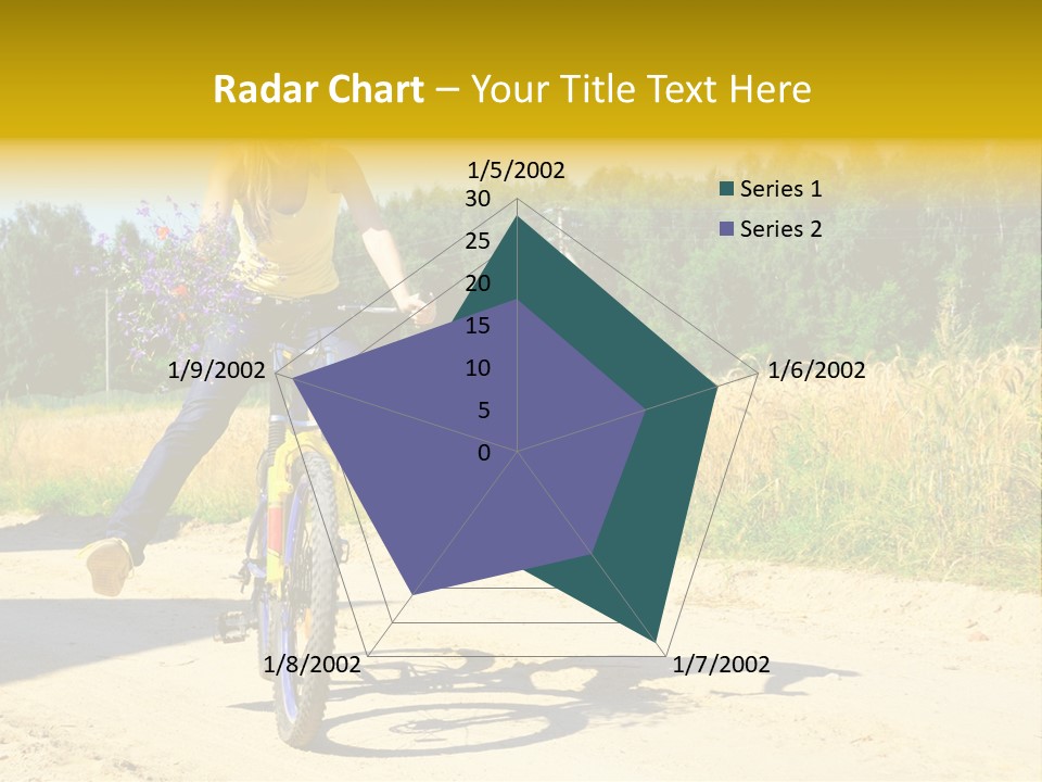 Model Sun Smiling PowerPoint Template