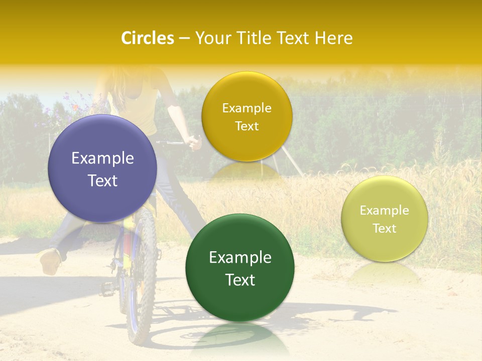 Model Sun Smiling PowerPoint Template