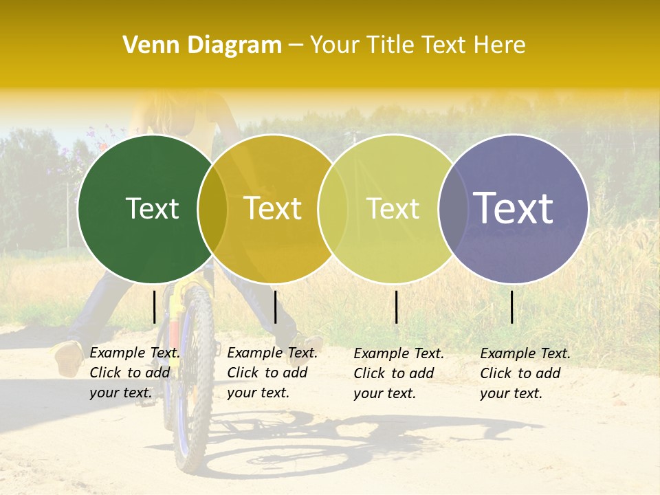 Model Sun Smiling PowerPoint Template