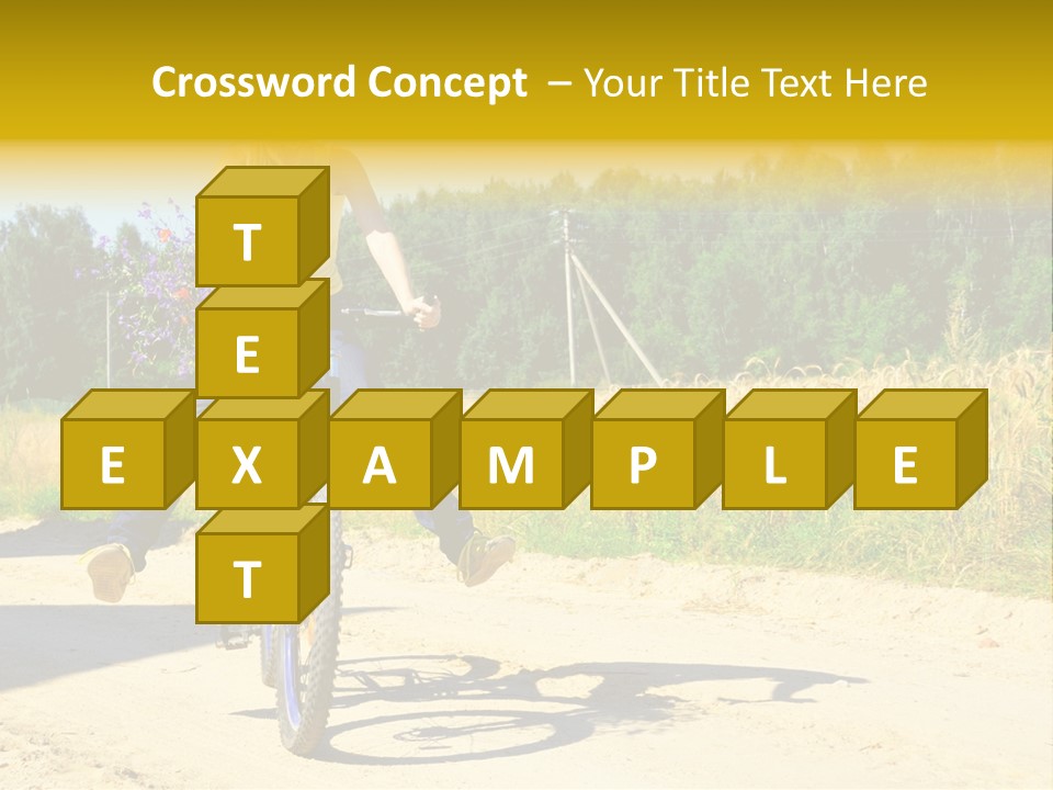 Model Sun Smiling PowerPoint Template