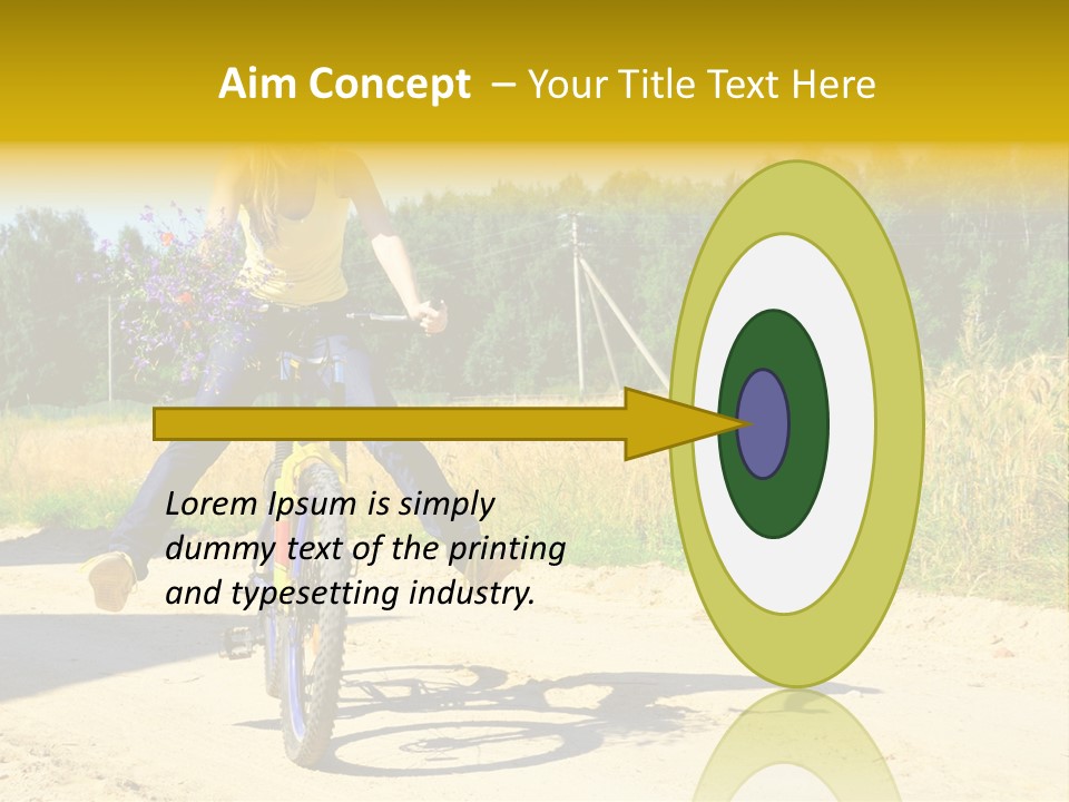 Model Sun Smiling PowerPoint Template