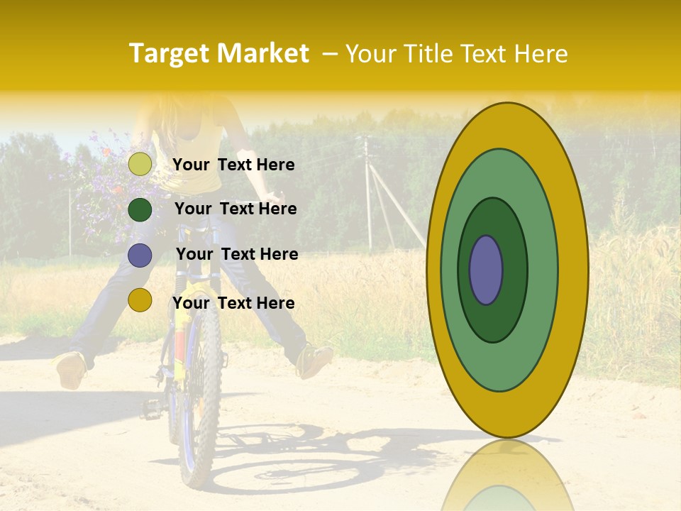 Model Sun Smiling PowerPoint Template