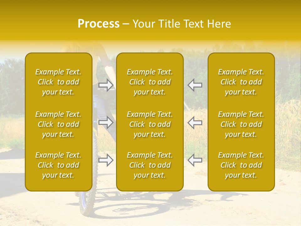 Model Sun Smiling PowerPoint Template
