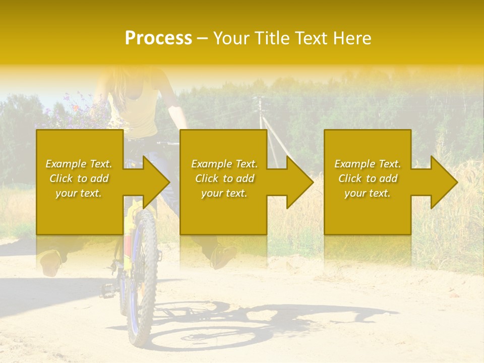 Model Sun Smiling PowerPoint Template