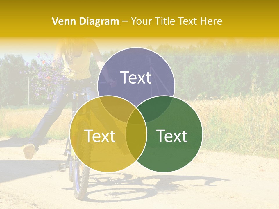 Model Sun Smiling PowerPoint Template