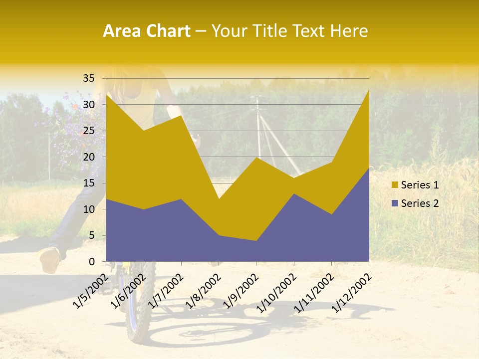 Model Sun Smiling PowerPoint Template