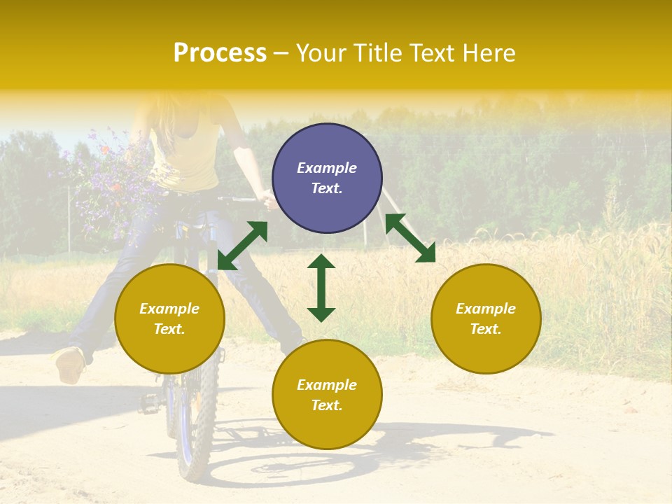 Model Sun Smiling PowerPoint Template