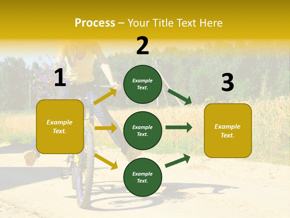 Model Sun Smiling PowerPoint Template