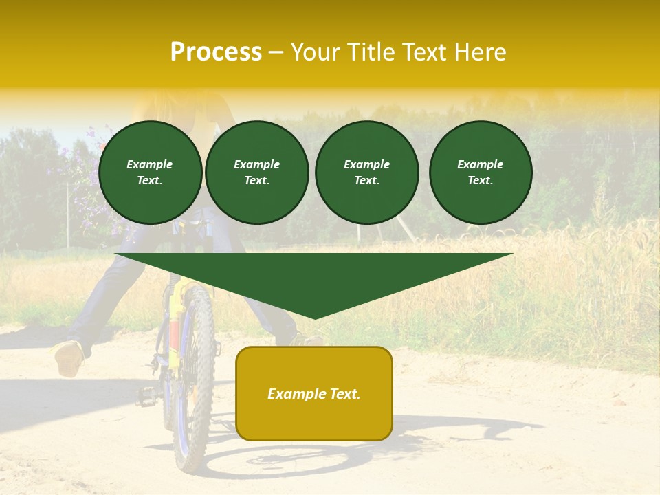 Model Sun Smiling PowerPoint Template