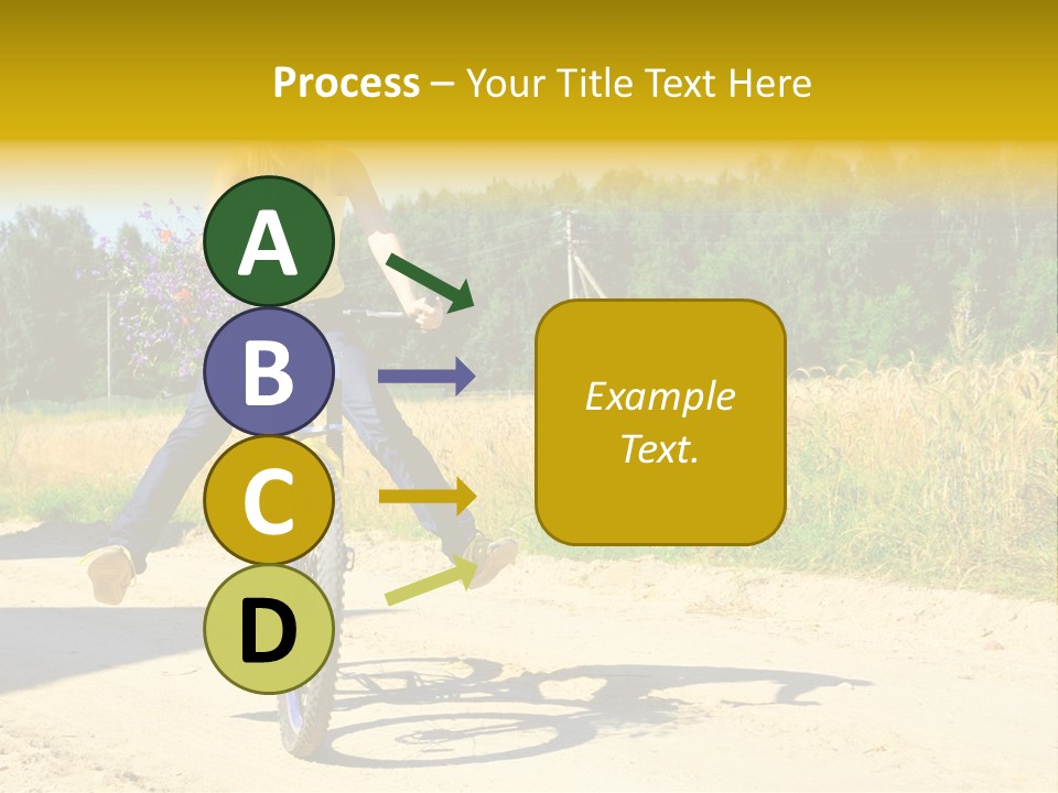 Model Sun Smiling PowerPoint Template