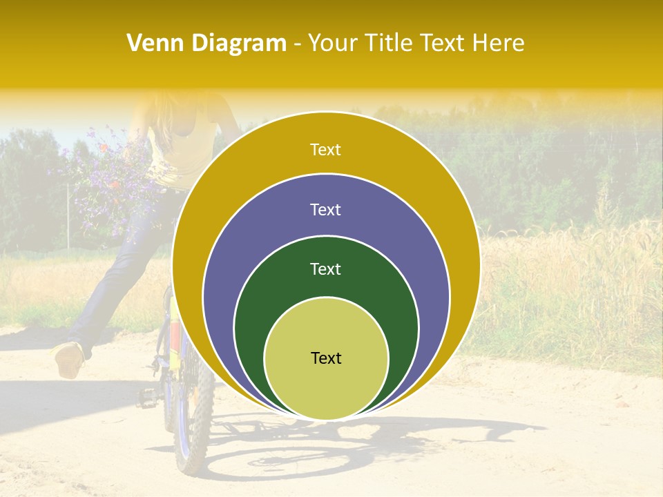 Model Sun Smiling PowerPoint Template